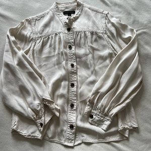 Banana Republic Womens Balloon Sleeve Top